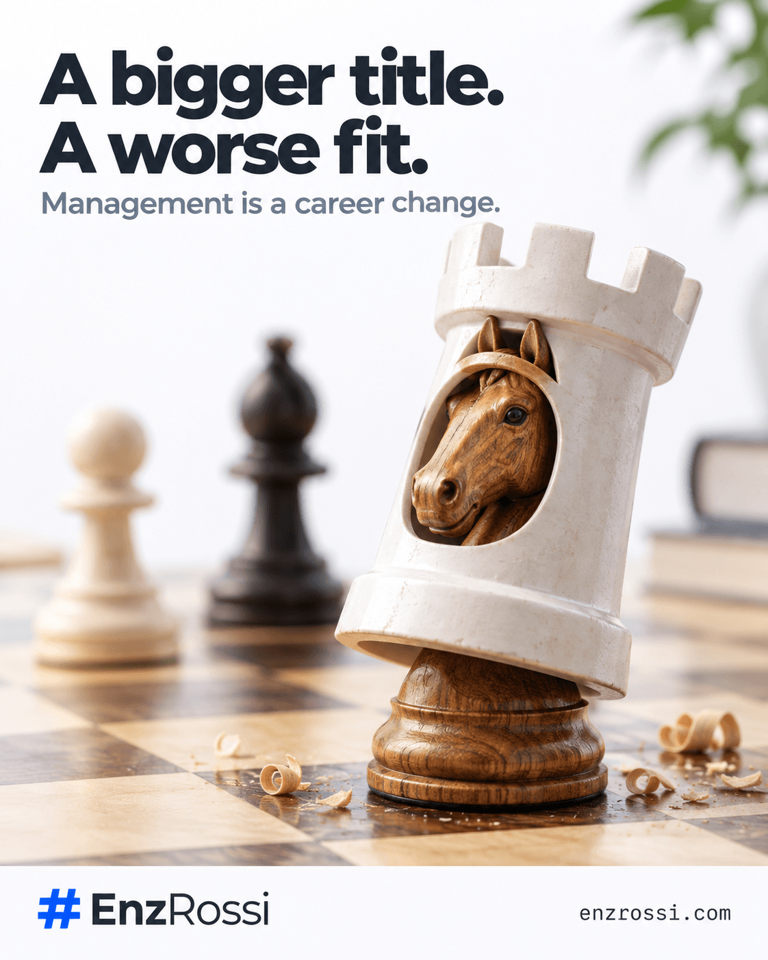 Promoting a strong engineer should not require a worse-fitting job