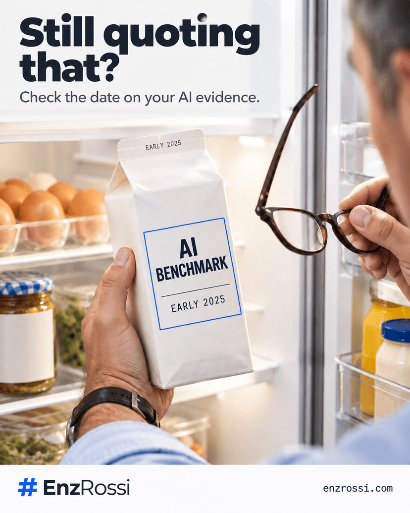 Check the date before using an AI benchmark to make a hiring decision