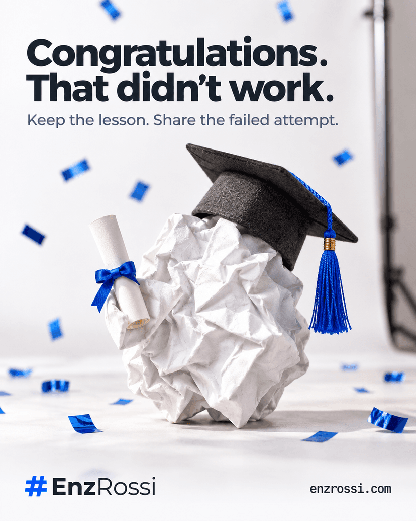 A failed engineering experiment is useful when it changes the next decision