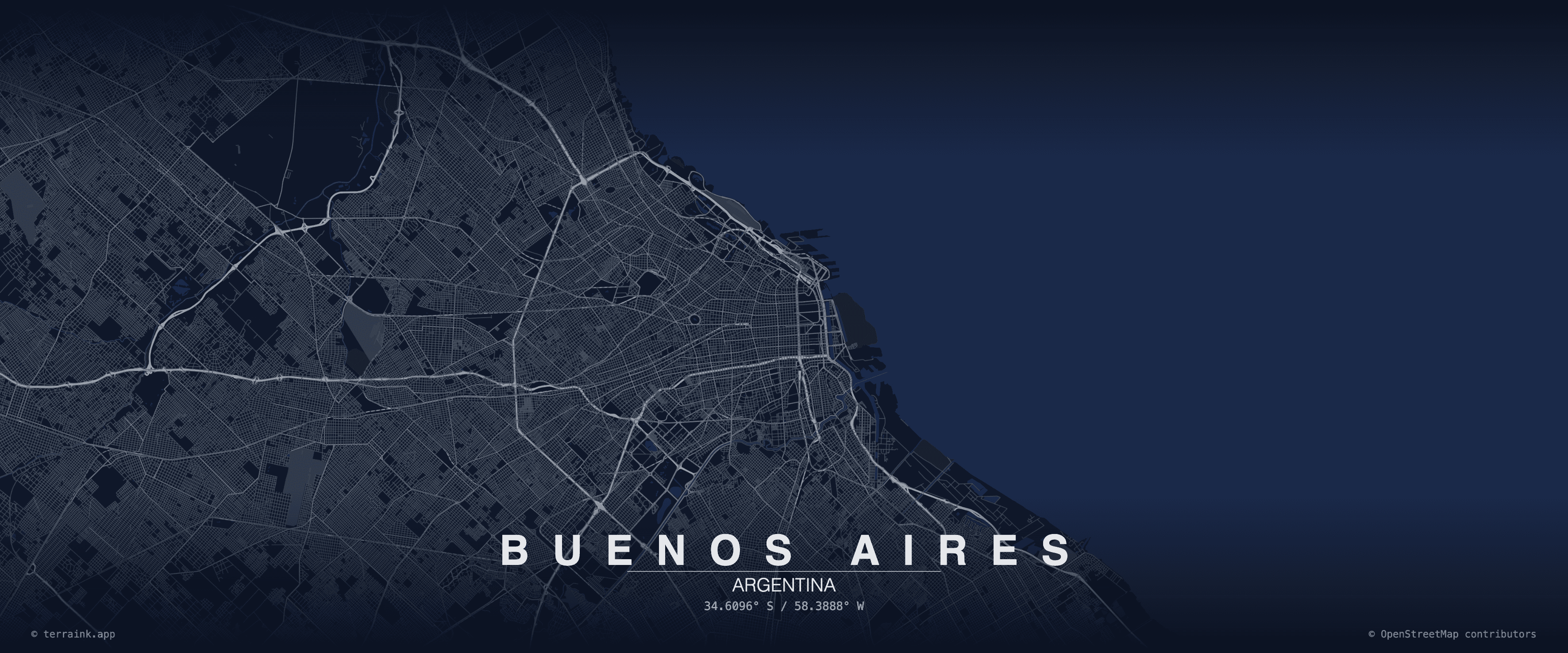 Buenos Aires city map