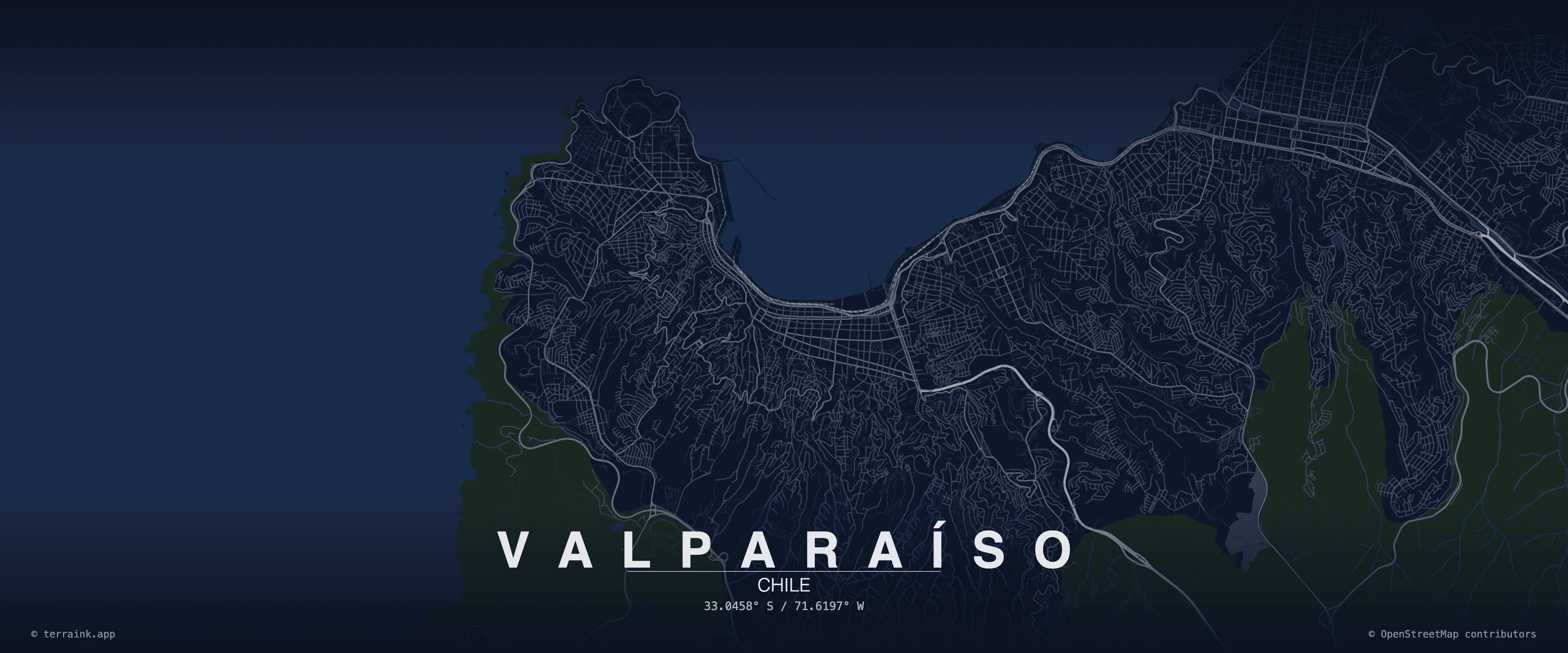 Valparaíso city map